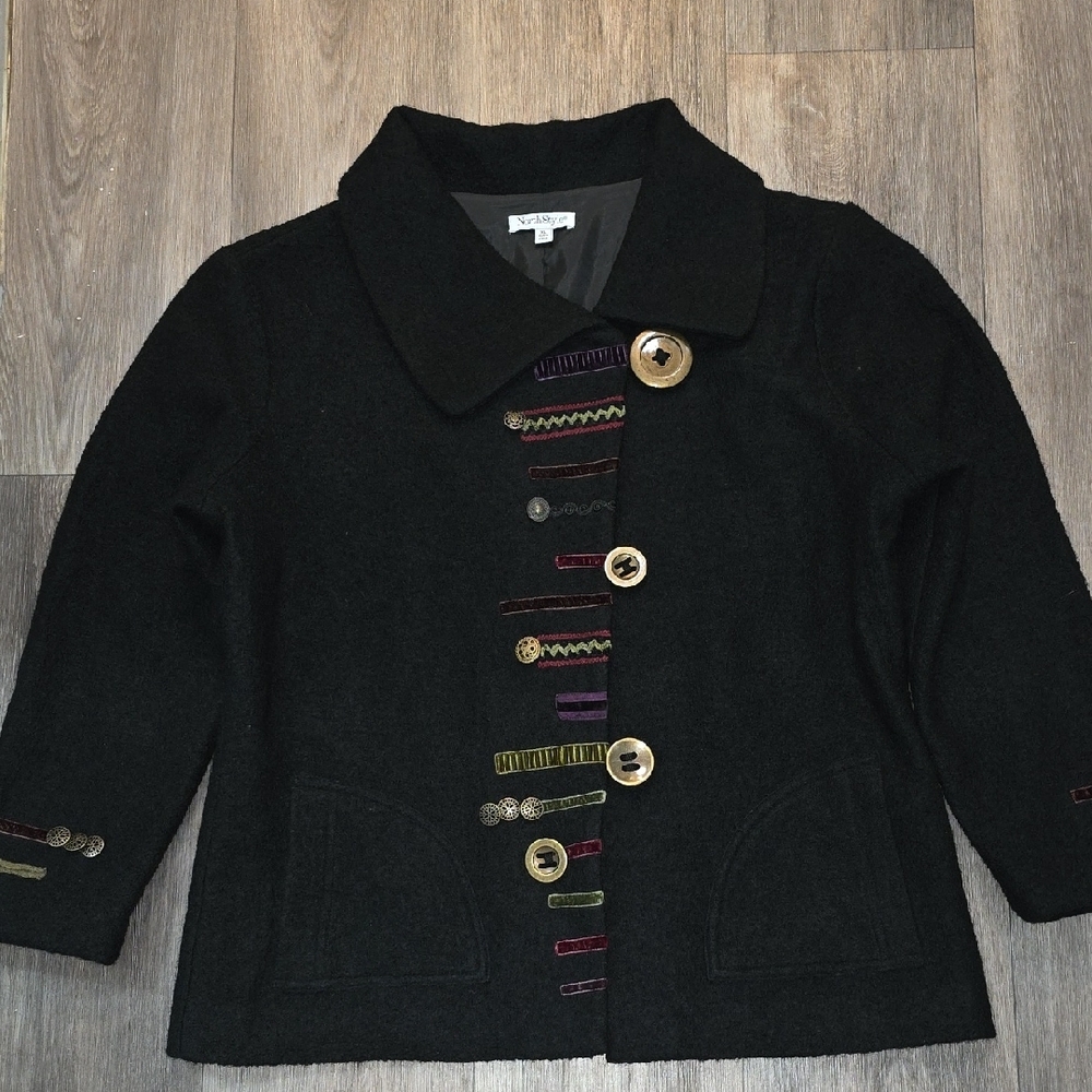 NorthStyle Artisan Boiled Wool Jacket .Size XL - Picture 3 of 16